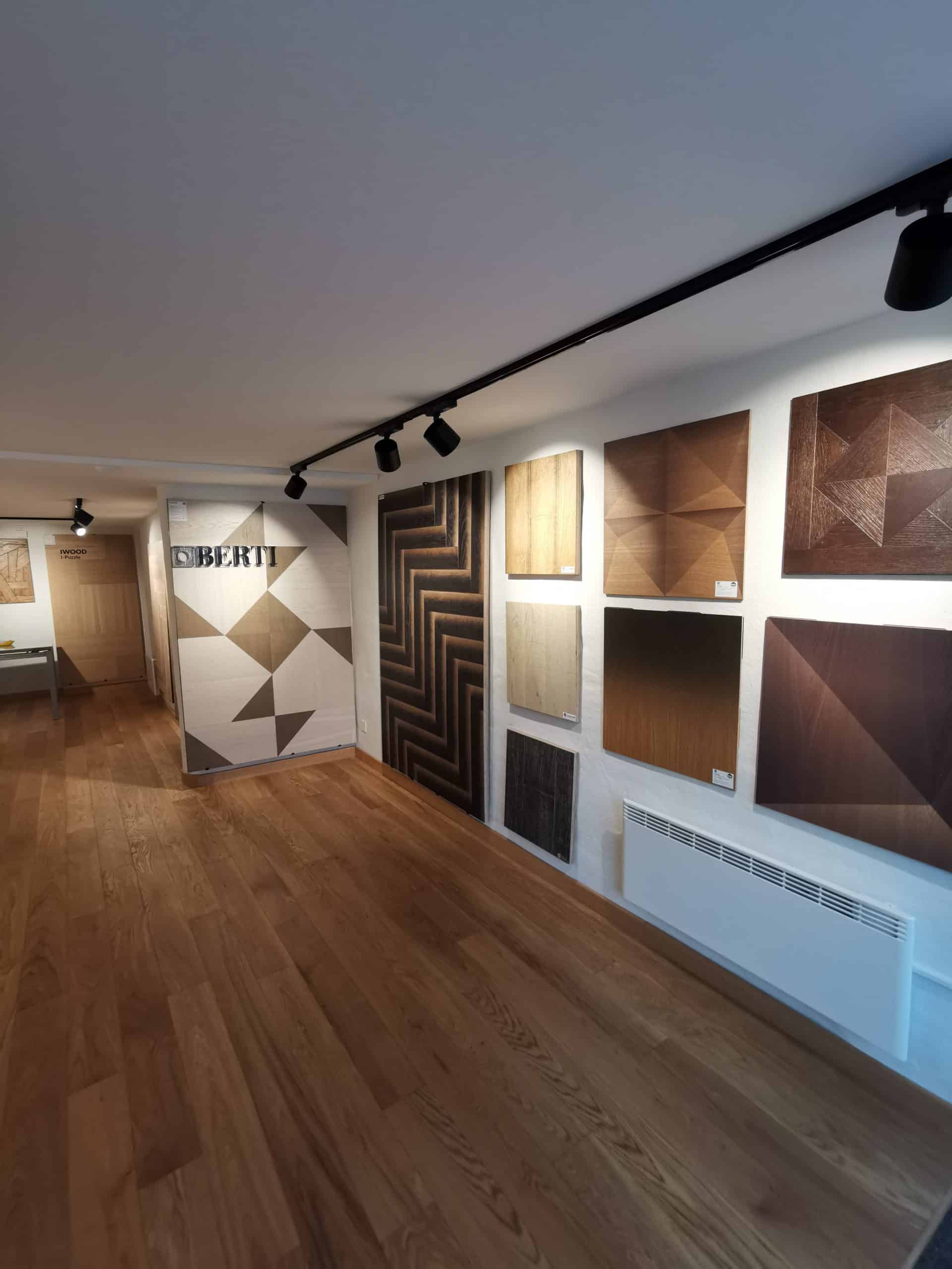 Collections BERTI en showroom Yverdon